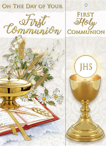 Picture of ON THE DAY OF YOUR FIRST COMMUNION CARD